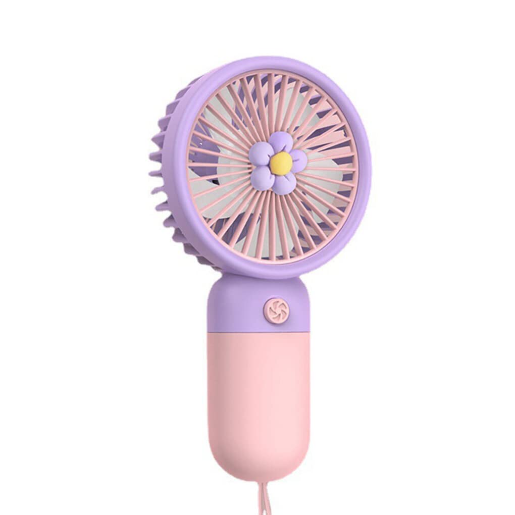 rongweiwang Ventilatore Portatile Portatile 1 velocità Regolabile USB Summer Personal Cooler Dispositivo di Raffreddamento per Ufficio da Viaggio con Cordino, Ananas