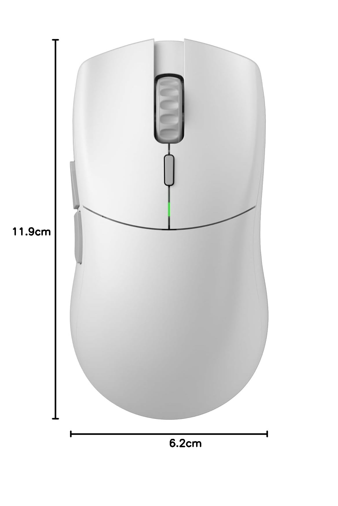 GLORIOUS Series 2 PRO Kabellose Gaming-Maus, 55g, 8K-Abrufrate, in Weiß | Kompakte symmetrische Form, Optische Schalter für 100 Mio Klicks, BAMF 2.0 26K Sensor für perfektes Zielen bei PC-Gamer