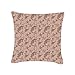 Bassetti Piazza Dei Normanni P1 9314532 Housse de Coussin 100 % Coton Rose 60 x 60 cm