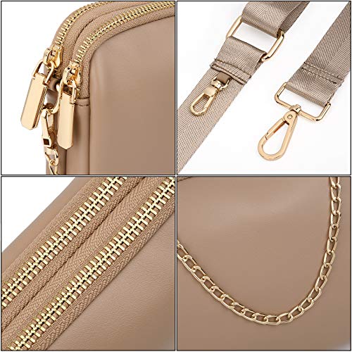 Uto Small Crossbody Bags For Women Fashion Designer 3 In 1 Multipurpose Cute Shoulder Purse With Detachable Coin Pouch And Chain Adjustable Strap #TOP3