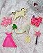 R&M International 1819 Little Princess Cookie Cutters, Crown, Unicorn, Wand, Slipper, Gown, Ring, Frog, 8-Piece Set