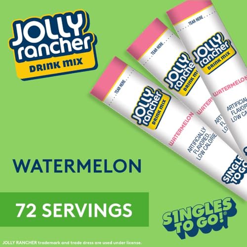 Jolly Rancher Singles to Go Drink Mix, Watermelon, 6 Count (Pack of 12) - Image 3