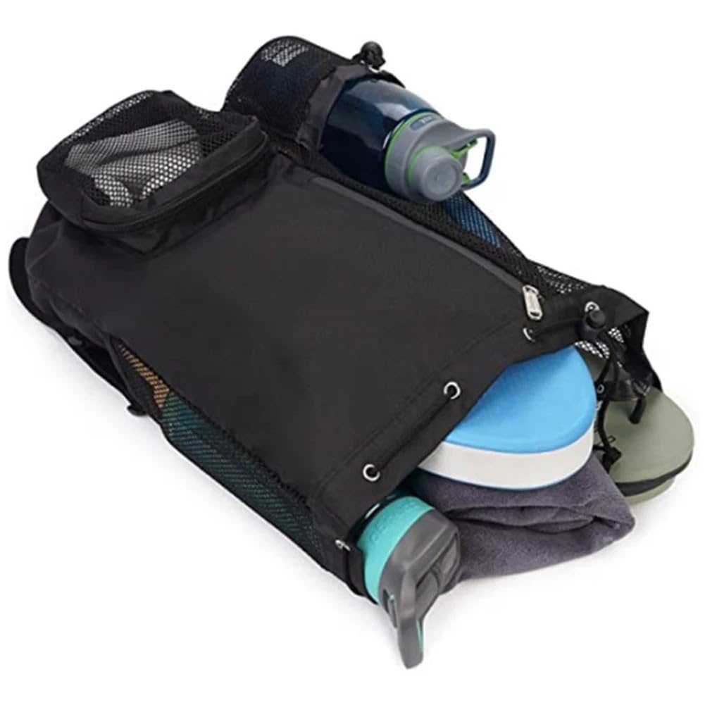 Dry Bag Borsa da Palestra Sportiva con Coulisse, Zaini portaoggetti da Spiaggia con Tasche bagnate, Maglia Spessa, Leggera e Confortevole Zaino Impermeabile(Pink)