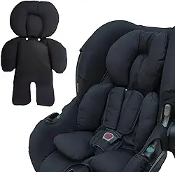Almofada Redutor Bebê Conforto Carrinho Protetor Ninho Universal Cadeirinha Monolo (Preto)