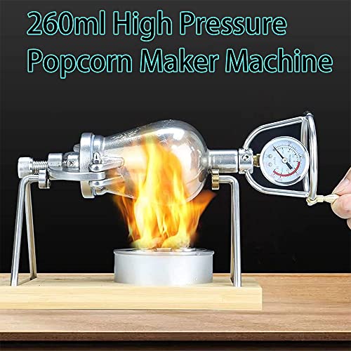 Popcorn Maker - Manuelle Kurbel Hochdruck-Popcorn-Maker, geeignet für Familienfeiern und Partys, einfach und schnell zu Popcorn zu Hause zu machen.