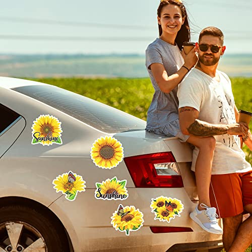 Magnets decorativos de girasol para refrigerador 12 piezas miniatura 5