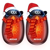 AUIIAH Hand Warmers Rechargeable with LED Display Magnetic 2 Pack, 4 Levels Heat, Portable Electric Hand Warmers Gifts for Christmas, Men, Women, Raynaud, Football, Camping, Hunting, Golf