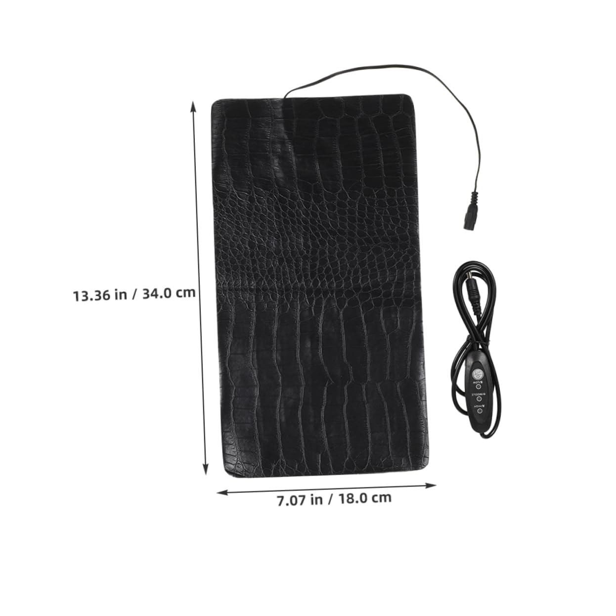 POPETPOP Djustable Temperature Pet Heating Pad 3 Levels for Cats Dogs Small Animals Reptiles Safe Waterproof Portable