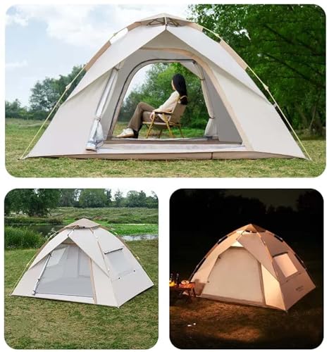 Carpa instantánea para camping 3-4 personas impermeable y ligera miniatura 5