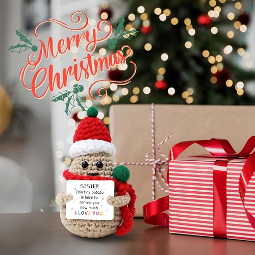 Muñeco crochet papa positivo regalo emotivo para adultos miniatura 4