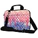 15 15,6-Zoll-Laptop-Umhängetasche, ToLuLu Protective Notebook Messenger-Aktentasche Kompatibel mit 14 14,5 15 15,4 15,6-Zoll-Laptop ， Tragetasche aus Segeltuch mit Tasche, Meerjungfrau-Waage