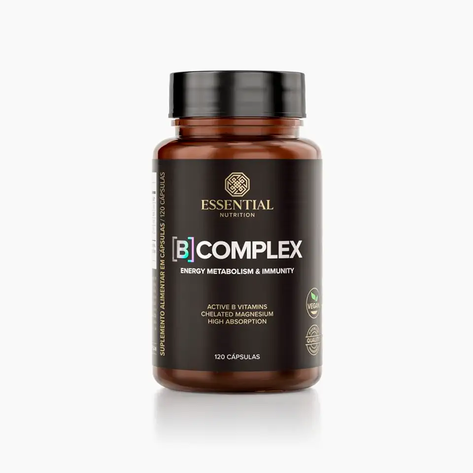 Complex B - Vitaminas - 120 Cápsulas - Essential Nutition
