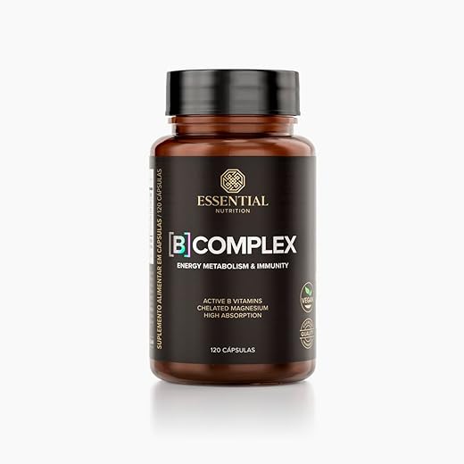 Complex B - Vitaminas - 120 Cápsulas - Essential Nutition