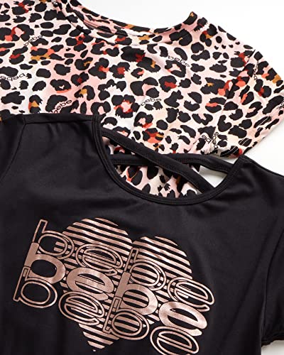 bebe Girls' Dress - 2 Pack Super Soft Casual Dress (7-16)2