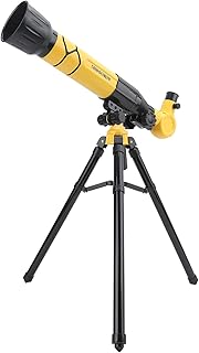Telescope, Portable Flexible Professional FMC Multilayer Coated Astronomical Refracting Telescope for Beginners for Kids for Viewing Planets