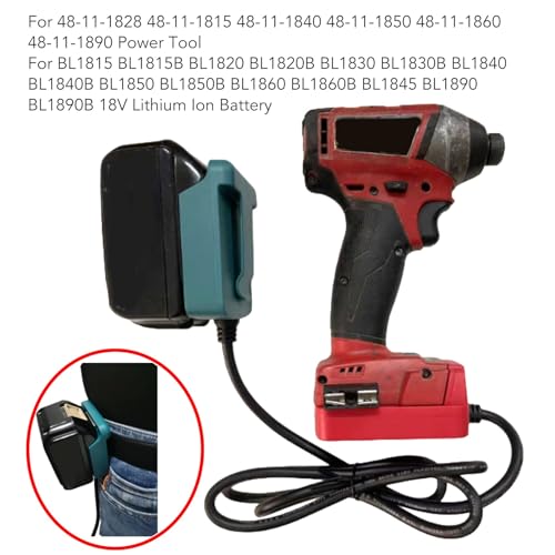 Kit de Fio de Extensão para Adaptador de Bateria de íon de Lítio 18V, Reduz o Peso da Ferramenta Elé