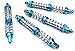 C32096LIGHTBLUE Alloy Machined 90mm Shocks for 1/10 Scale RC Model Car & Truck