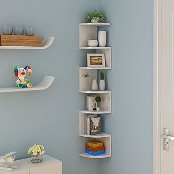 Amazon｜壁掛け棚 コーナーシェルフ 壁掛けラック おしゃれ 収納