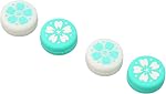 Thumb Grip Caps, 4Pcs Soft Silicone Joystick Caps with Anti Slip Design for Switch, Switch Lite, Switch OLED, Easy to Install, Replacement Thumb Stick Grips
