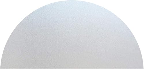 Película de privacidad precortada esmerilada para ventana, autoestática, 58 pulgadas de diámetro