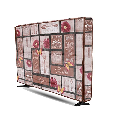 Image of Transparent LCD /LED T.V Protector Cover with Zipper Enclosure for 26 Inch Suitable for All Major Brand & Model (Size-25.5.3x17 Inches, Color-Brown)