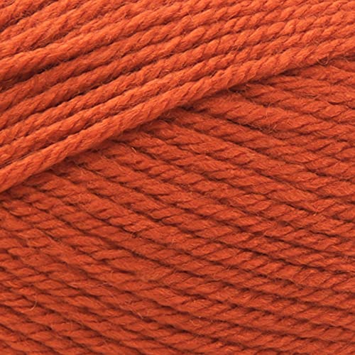 Image of Lion Brand Yarn Basic Stitch Anti-Pilling Yarn for Crocheting, Knitting, and Crafts, Pumpkin, 3 Pack