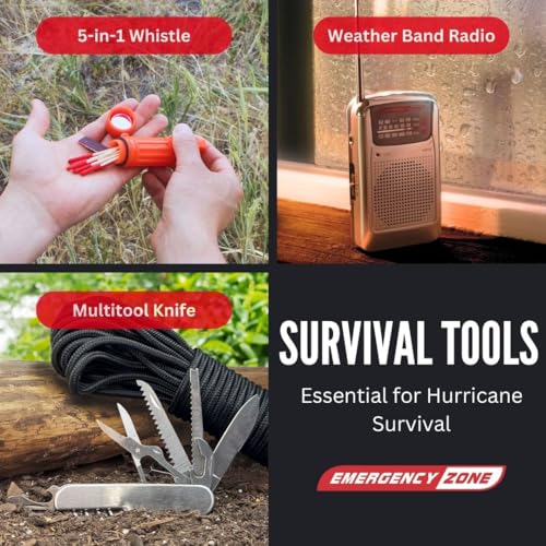 2 Person Hurricane Survival Kit | Disaster Preparedness Kit Packed w/Hurricane Preparedness Items & Hurricane Supplies When You Need It Most - Image 8