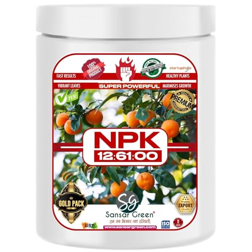 Image of Sansar Green Npk 12:61:00 Granule Fertilizer For Plants. (200 Gm)
