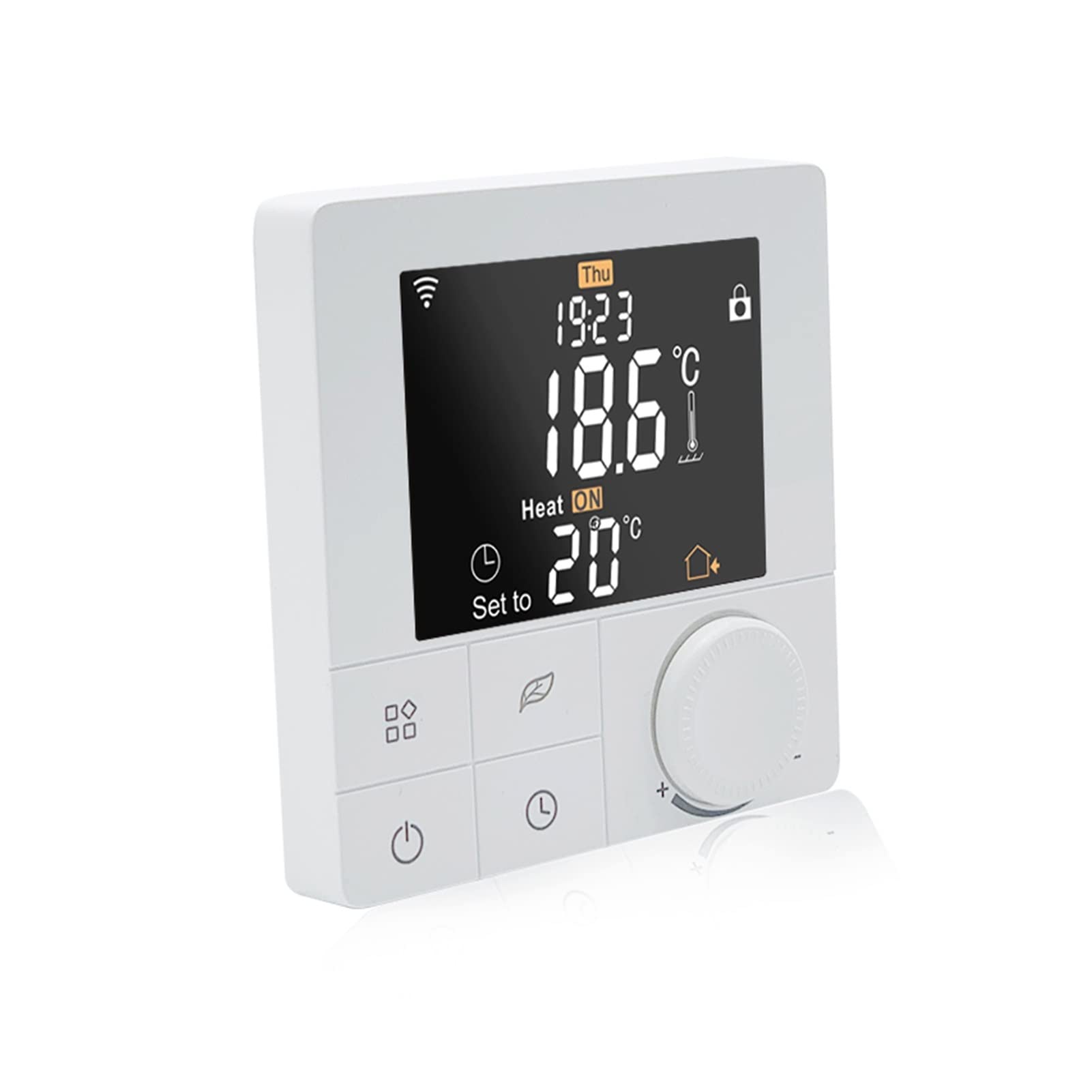 Cyfrowy higrometr termometr wewnętrzny Inteligentny termostat do kotła gazowego Ogrzewanie WiFi Regulator temperatury Home Thermoregulator współpracuje z Alexa Google Home Z wyświetlaczem LCD