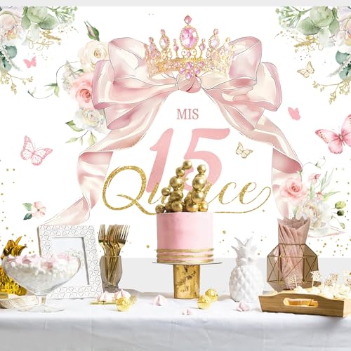 Fondo para fotos InMemory 7x5 ft para Quinceanera miniatura 4