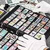 10 fogli di pagine per album di francobolli, 7 tasche 7,7 x 1,35 pollici Inserti per collezione di francobolli Maniche per raccoglitore per collezione di francobolli IS010710 #1