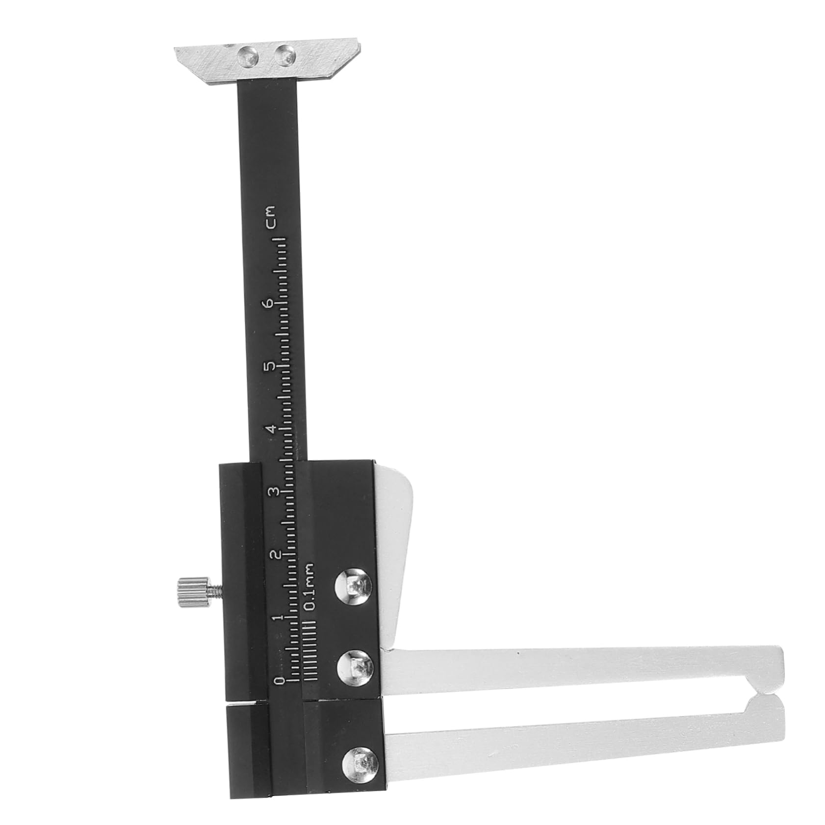 Medidor de Espesor de Pastillas de Freno Acero Inoxidable Medición Rápida y Precisa Rango de Sujeción 0-60mm, Diseño Simple y Elegante para Disco de Automóvil para Uso Práctico