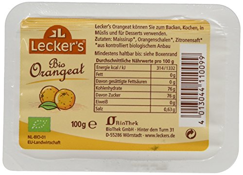 Leckers Orangeat (5X100 g) - Bio