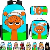 Photo Gallery xiaoyiyi zaini sprunki, sprunki backpack kids 3pcs set, zaino di grande capacità con motivo a cartoni animati e anime, zaino per il tempo libero creativo e resistente, per bambini e adulti Photo Gallery xiaoyiyi zaini sprunki, sprunki backpack kids 3pcs set, zaino di grande capacità con motivo a cartoni animati e anime, zaino per il tempo libero creativo e resistente, per bambini e adulti