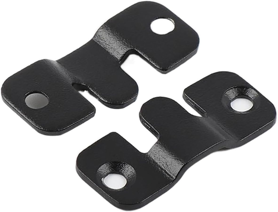 Interlock Hanging Buckle, 1 Pair Wall Hook Picture Frame Flush Mount Bracket Furniture Connector(Black 54mm)