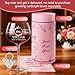 Imagen de SneiDr Copas De Vino Personalizadas Copa De Vino Vintage De 1965 Elegante Regalos 60 Cumpleaños Mujer con Caja De Regalo Tarjeta Y Llavero Copas De Vino Grabadas Idea Regalo Madre Esposa Amiga 475ml
