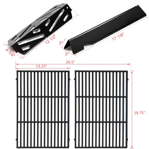 Genesis II Grill Parts for Weber Genesis II E-310 II GS4 E-315 E-335 Parts LX E-340 S-340 66095 Grill Grates Replacement 66032 Genesis 2 Flavorizer Bars 66040 Heat Deflector E-325S 300 Series Parts - Thumbnail 2