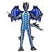 Produktbild Spooktacular Creations Kind Jungen Schwarz und Blau Drachenkostüm, Drachenflügel und Maske, Halloweenanzug Drachenanzug für Jungen für Halloween-Partys, Cosplay-L