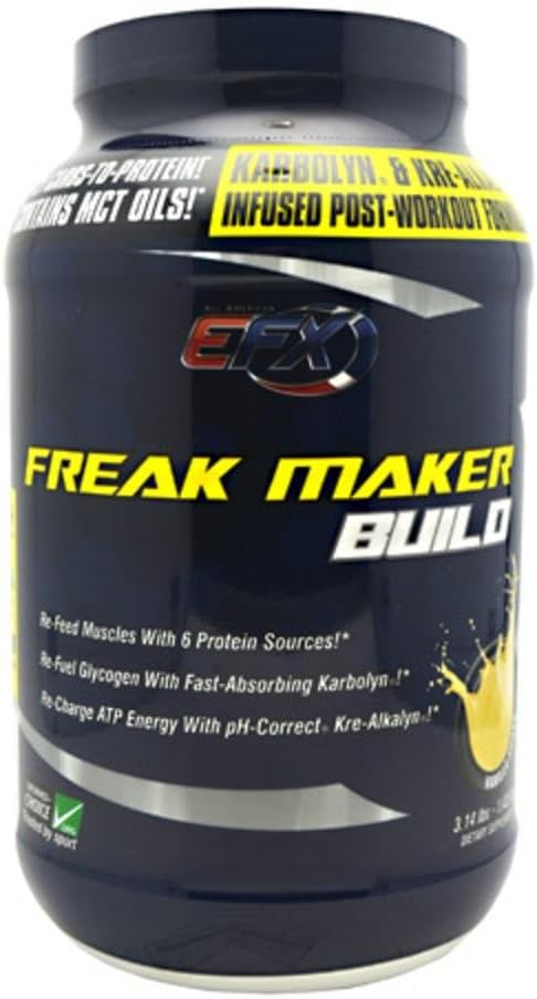 All American EFX Freak Maker Build Vanilla Shake 3.14 lbs