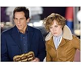 Night at the Museum: Battle of the Smithsonian 8x10 Photo Amy Adams Tan Leather Jacket & Ben Stiller Blue Jacket Over Blue Shirt kn
