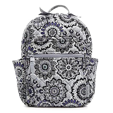 Vera Bradley Damski bawełniany mały plecak, torba na książki, One Size
