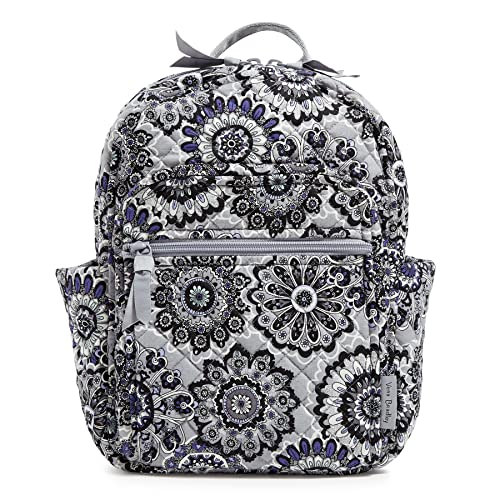 Vera Bradley Damski bawełniany mały plecak, torba na książki, One Size
