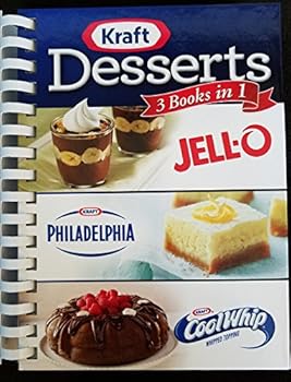 Plastic Comb Kraft Desserts 3 Books in 1 Cookbook Book