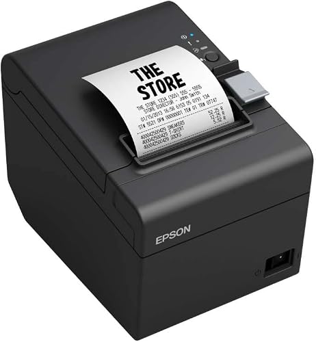 Epson THERMAL Receipt Printer TM-T20III C31CH51011 Black - 250MM/S Speed - ANK Characters - USB - RS232 - C Aperture - 4