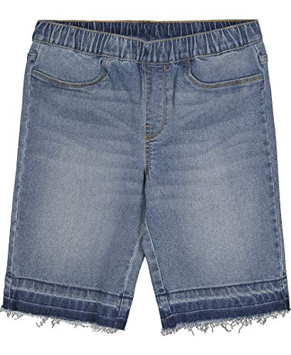 Calvin Klein Girls' Bermuda Denim Shorts, Super Soft Stretch Fabric, Functional Pockets, Zipper Closure & Pull-On Styles, S21 Authentic Pull On, S7 Calvin Klein Girls' Bermuda Denim Shorts, Super Soft Stretch Fabric, Functional Pockets, Zipper Closure & Pull-On Styles, S21 Authentic Pull On, S7