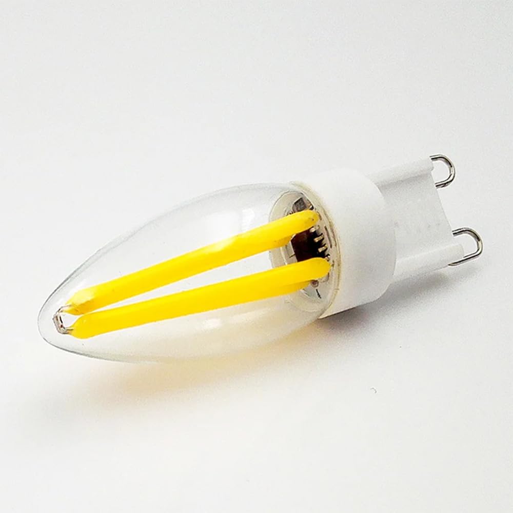 6 Szt G9 3W 220V LED Żarówka Świecowa Lampa Reflektorowa Żyrandol Lampa Hotelowa Żarówka Kukurydziana Do Wystroju Domu,Warm white