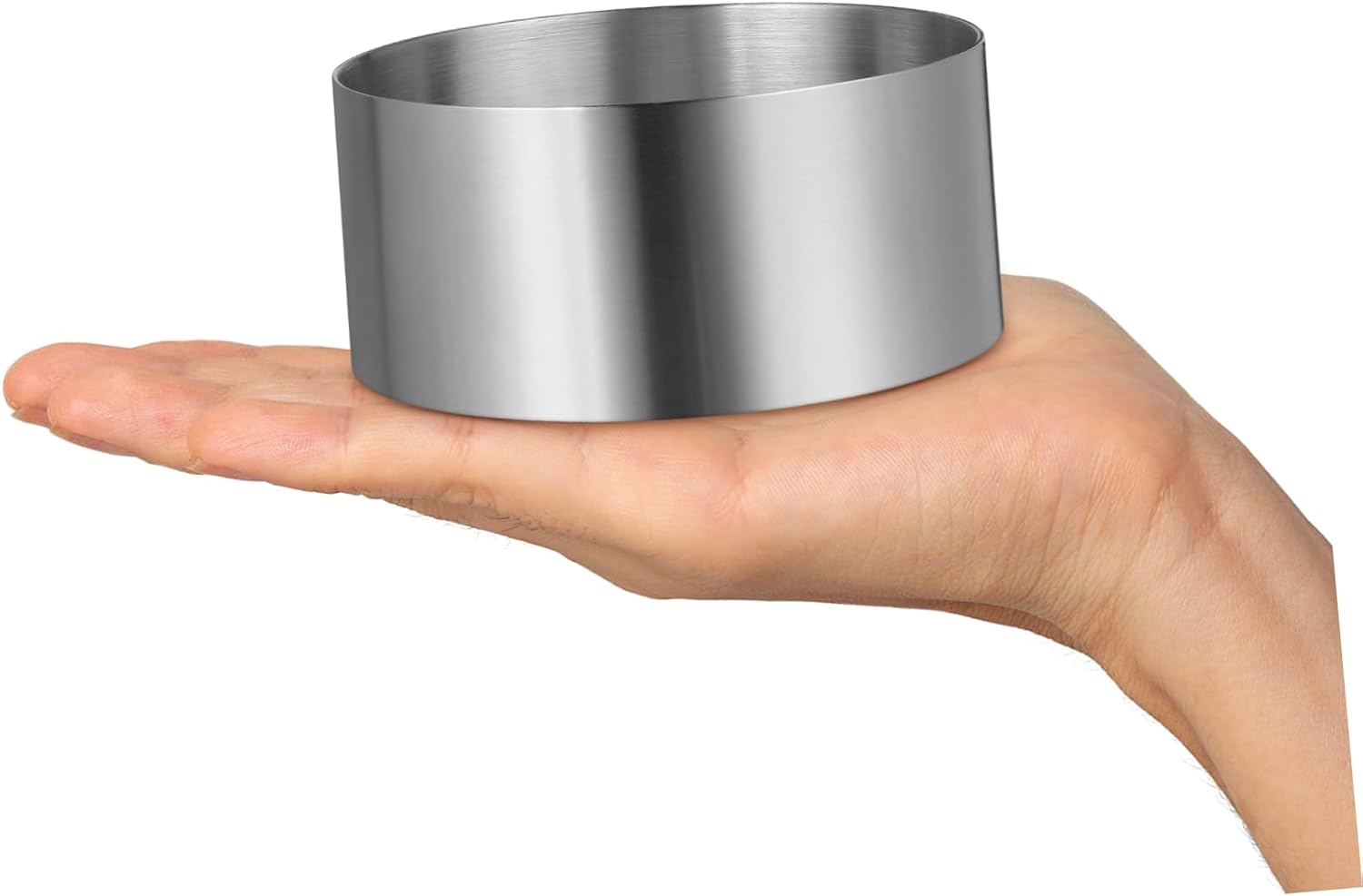 Alipis 20pcs Round Stainless Steel Mousse Molds for Baking Cake Cutters and Cookie Molds Kitchen Tools for Desserts and Pastries