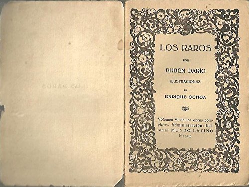 Amazon.com: LOS RAROS.: Rubén Darío: Books