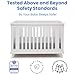 Delta Children Ava 3-in-1 Convertible Baby Crib - Greenguard Gold Certified, White