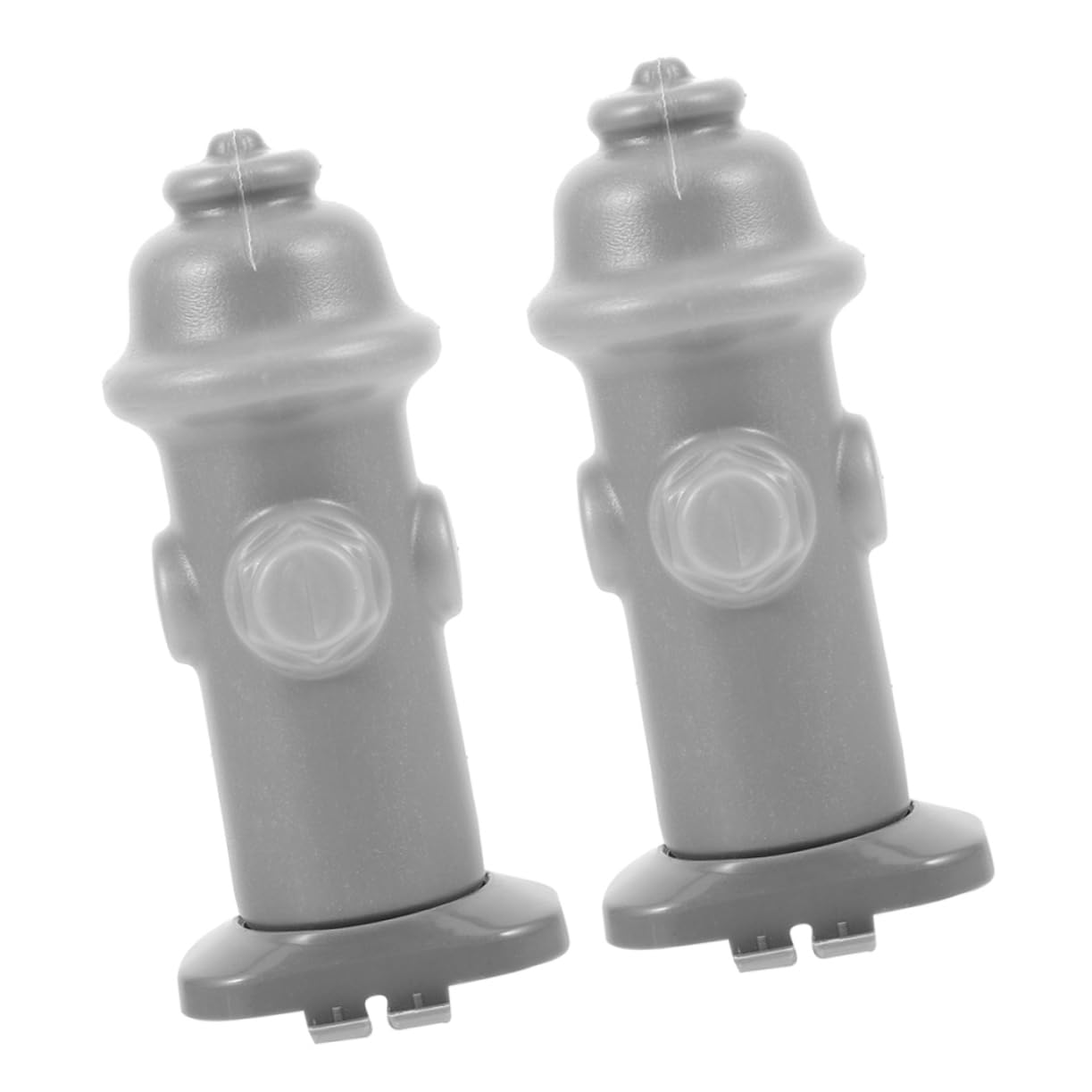 Cabilock 2pcs Fire Hydrant Ornaments Fire Hydrant Decor Pet Column Dog Hydrant Models Mini Fire Hydrant Statue Dog Fire Hydrant Pee-post Micro Landscape Ornament Fireman Toys Plastic